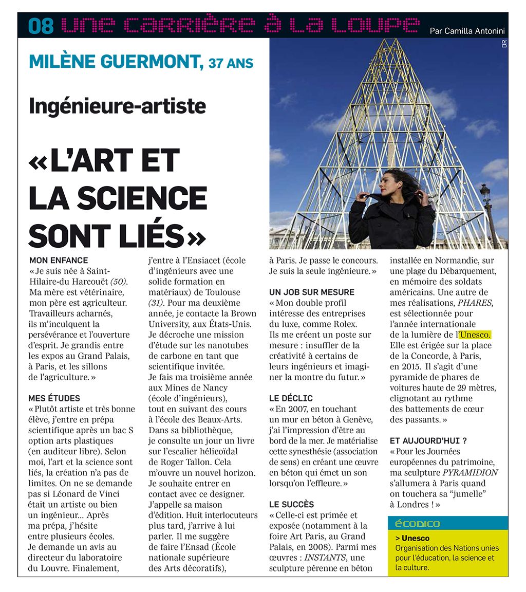 Milène Guermont Ingénieure-Artiste
