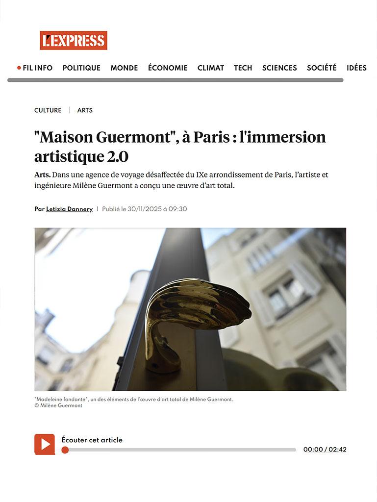 L'Express — Maison Guermont — immersion