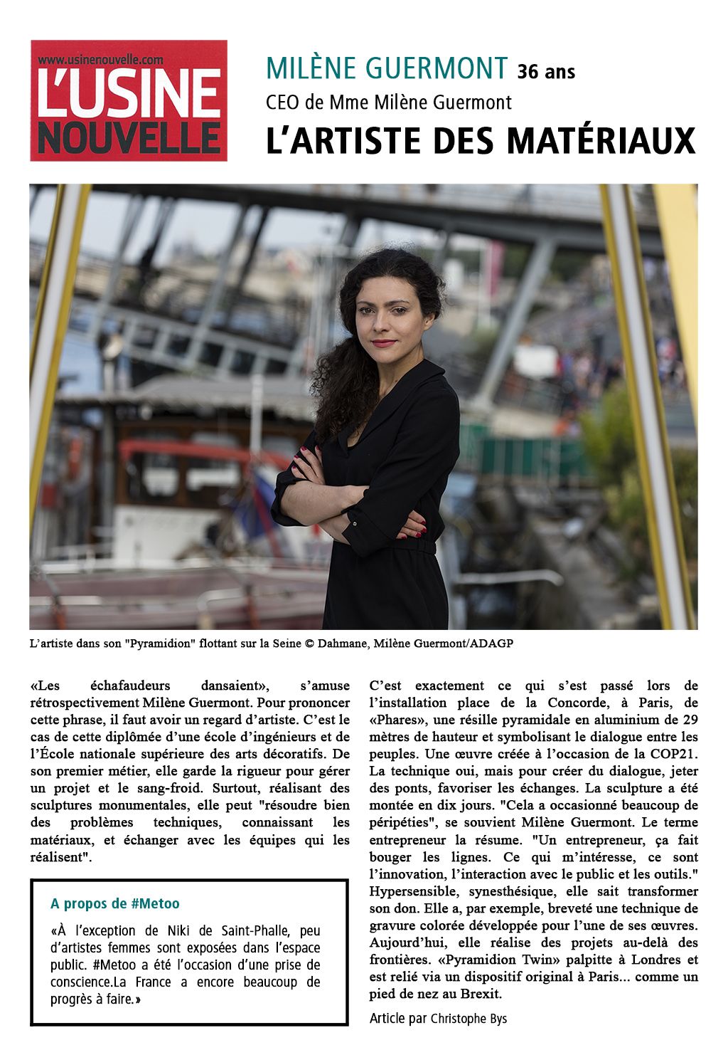 Milène Guermont l'artiste des matériaux